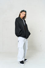 画像をギャラリービューアに読み込む, 446 Silicon Print Logo Blouson Black Denim