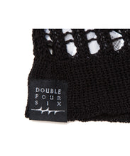 画像をギャラリービューアに読み込む, Crochet Knit Poloshirt Black