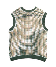 画像をギャラリービューアに読み込む, DOUBLE FOUR SIX-Checked Knit Vest Green Check