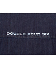 画像をギャラリービューアに読み込む, DOUBLE FOUR SIX-Open Collar Denim Shirt Indigo