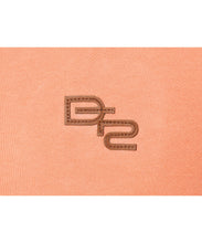 画像をギャラリービューアに読み込む, DOUBLE FOUR SIX- Leather Emblem Zip Up Hoodie Salmon pink
