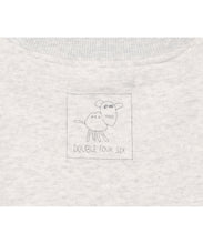 画像をギャラリービューアに読み込む, 446-Oversize Back Camel Long Sleeve Sweatshirts Oatmeal