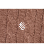 画像をギャラリービューアに読み込む, 446-Cable Knit Pullover Camel