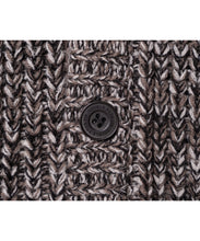 画像をギャラリービューアに読み込む, DOUBLE FOUR SIX- Mix yarn Raglan Sleeve Knit Cardigan Gray MIX