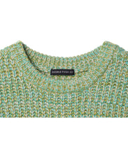 画像をギャラリービューアに読み込む, DOUBLE FOUR SIX- Mix yarn Knit Pullover Green MIX
