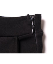 画像をギャラリービューアに読み込む, DOUBLE FOUR SIX- Front Logo Cardboard Fabric Skirt Black