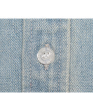 画像をギャラリービューアに読み込む, Denim Shirt Dress Blue Denim