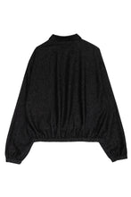 画像をギャラリービューアに読み込む, 446 Silicon Print Logo Blouson Black Denim