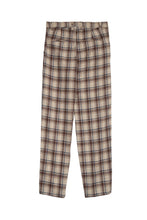画像をギャラリービューアに読み込む, Checked Wide Pants Beige Check