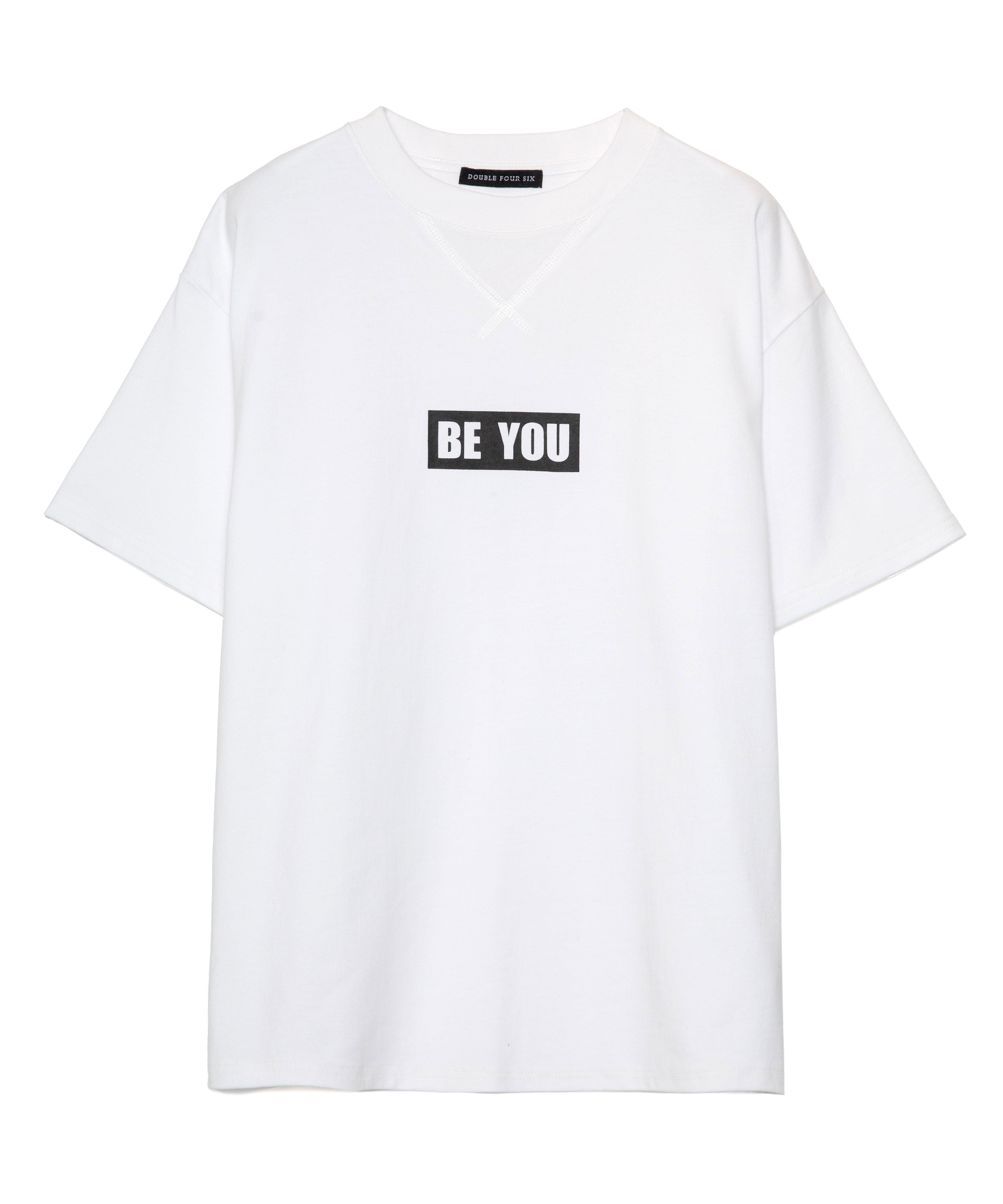 Message Print T-shirt White – 446 - DOUBLE FOUR SIX -