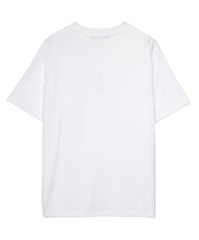 画像をギャラリービューアに読み込む, Message Print T-shirt White