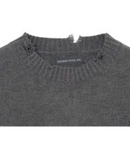 画像をギャラリービューアに読み込む, Grunge Knit Sweater Charcoal
