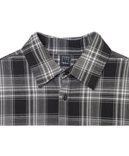 画像をギャラリービューアに読み込む, Relaxed Fit Plaid Shirt Black Check