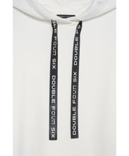 画像をギャラリービューアに読み込む, DOUBLE FOUR SIX- Logo Tape Hoodie Off White