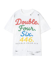 画像をギャラリービューアに読み込む, DOUBLE FOUR SIX- Logo Vintage T-shirt Vintage White
