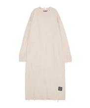 画像をギャラリービューアに読み込む, Grunge Knit Dress Beige