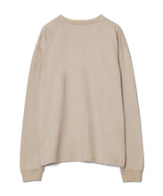 画像をギャラリービューアに読み込む, LA Photo Print Long Sleeve T-Shirt Beige