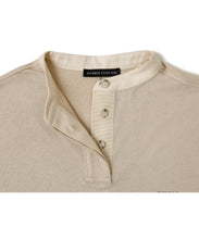 画像をギャラリービューアに読み込む, Band collar dress T-shirt Beige