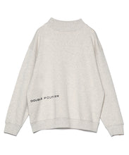画像をギャラリービューアに読み込む, 【数量限定商品】Oversize Mock Neck Long Sleeve Sweat Shirts Oatmeal