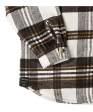 画像をギャラリービューアに読み込む, 【数量限定商品】Checkered Shirt Hoodie Brown Check