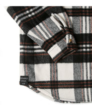 画像をギャラリービューアに読み込む, 【数量限定商品】Checkered Shirt Hoodie Black Check