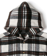 画像をギャラリービューアに読み込む, 【数量限定商品】Checkered Shirt Hoodie Black Check