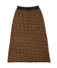 画像をギャラリービューアに読み込む, 【数量限定商品】446 Total Pattern Knit Long Skirt Brown