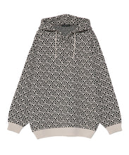 画像をギャラリービューアに読み込む, 【数量限定商品】446 Total Pattern Sponge Knit Hoodie Greige