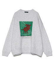 画像をギャラリービューアに読み込む, 【数量限定商品】Oversize Camel Long Sleeve Sweatshirts Ash