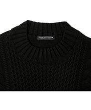 画像をギャラリービューアに読み込む, 【数量限定商品】DOUBLE FOUR SIX Ribbon High Neck Cable Knit