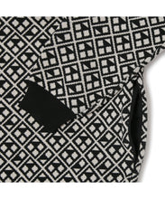 画像をギャラリービューアに読み込む, 【数量限定商品】446 Total Pattern Sponge Knit Hoodie Black