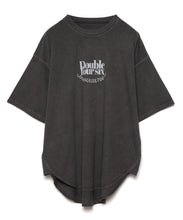 画像をギャラリービューアに読み込む, 【数量限定商品】Oversize Smile Logo Round cut Pigment Long T-shirt Grey