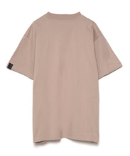 画像をギャラリービューアに読み込む, Message Print With Pocket T-shirt Beige