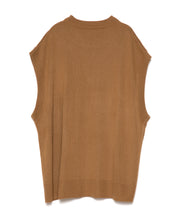画像をギャラリービューアに読み込む, DOUBLE FOUR SIX- Cursive Logo Sleeveless Vest Brown