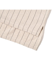 画像をギャラリービューアに読み込む, 【数量限定商品】DOUBLE FOUR SIX- Back Logo Linen Stripe Shirt Beige