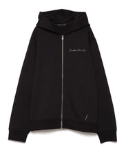 画像をギャラリービューアに読み込む, DOUBLE FOUR SIX- Long Sleeve Zip Hoodie Black