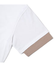 画像をギャラリービューアに読み込む, 【数量限定商品】DOUBLE FOUR SIX- Layered Sleeve T-shirt White×Beige