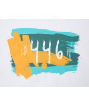 画像をギャラリービューアに読み込む, 446- Brush Logo Print T-shirt White