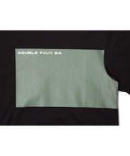画像をギャラリービューアに読み込む, DOUBLE FOUR SIX- Message Print T-shirt Black