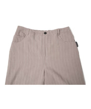 画像をギャラリービューアに読み込む, 【数量限定商品】Linen Stripe Wide Pants Greige