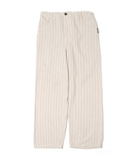 画像をギャラリービューアに読み込む, 【数量限定商品】Linen Stripe Wide Pants Beige