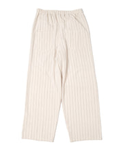 画像をギャラリービューアに読み込む, 【数量限定商品】Linen Stripe Wide Pants Beige