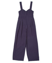 画像をギャラリービューアに読み込む, 【数量限定商品】Linen Stripe All-in-one Navy