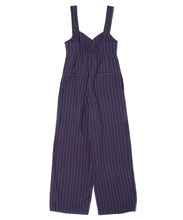 画像をギャラリービューアに読み込む, 【数量限定商品】Linen Stripe All-in-one Navy