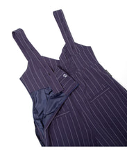 画像をギャラリービューアに読み込む, 【数量限定商品】Linen Stripe All-in-one Navy