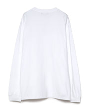 画像をギャラリービューアに読み込む, DOUBLE FOUR SIX- Message Print Long Sleeve T-shirt White