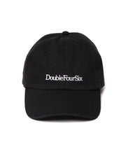 画像をギャラリービューアに読み込む, 【数量限定商品】DOUBLE FOUR SIX Cursive Logo Cap Black
