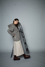 画像をギャラリービューアに読み込む, 【数量限定商品】446 Total Pattern Sponge Knit Hoodie Greige