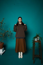 画像をギャラリービューアに読み込む, 【数量限定商品】446 Total Pattern Sponge Knit Hoodie Brown
