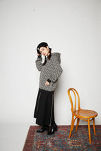 画像をギャラリービューアに読み込む, 【数量限定商品】446 Total Pattern Sponge Knit Hoodie Black